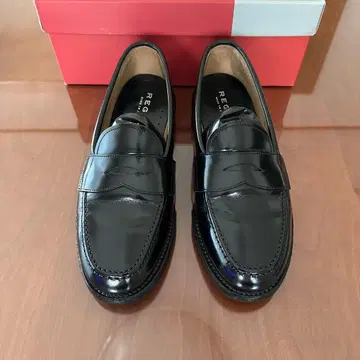 REGAL 리갈 코인 로퍼 페니 로퍼 W45B 블랙 25cm