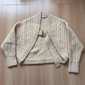 HYKE 피셔맨 볼레로 가디건