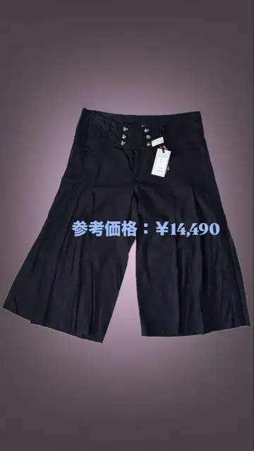 블랙 플리츠 디자인 숏팬츠 38 사이즈