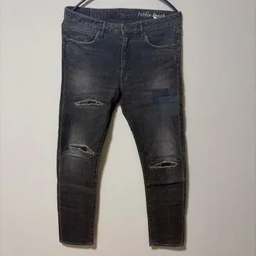 JAPAN BLUEJEANS 데미지 가공 데님 32인치