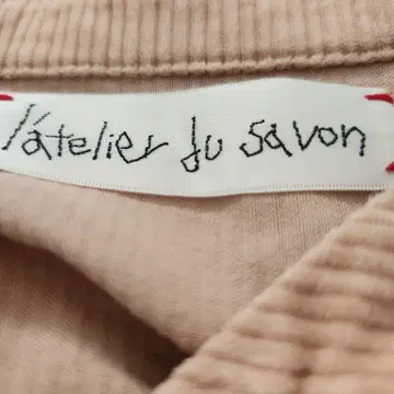 l'atelier du savon 베이지 코듀로이 상의