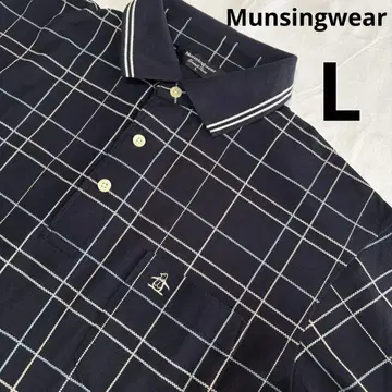 가격 인하 먼싱웨어 남성용 골프웨어 긴팔 L 사이즈 네이비