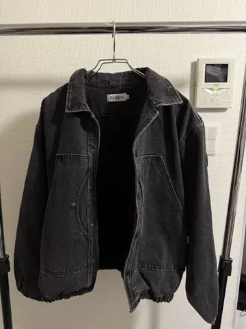 Evisen 데님 자켓 다크 그레이 M