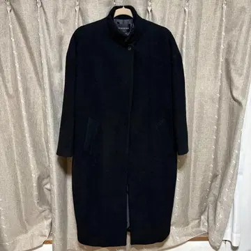 y102701 mizuiro ind 울 코트 무지 심플 버튼