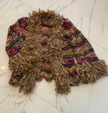 MISSONI 프린지 니트 자켓 / 스커트 세트