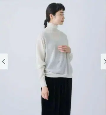 택 포함 새상품 카구레 울 하이 게이지 터틀 니트 어반 리서치 도어스