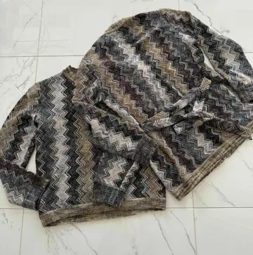 MISSONI 긴팔 가디건 스웨터
