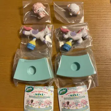 산리오 피아노 쨩 코기뮨 회전목마 가챠가챠
