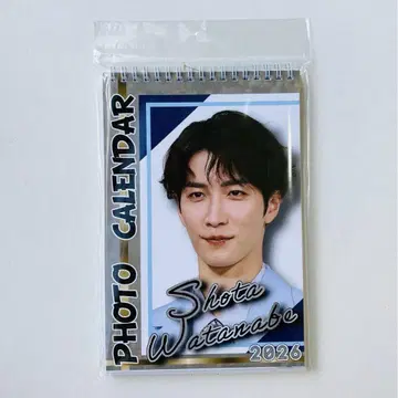 새상품 SnowMan 와타나베 쇼타 2026 탁상 달력 사진 달력