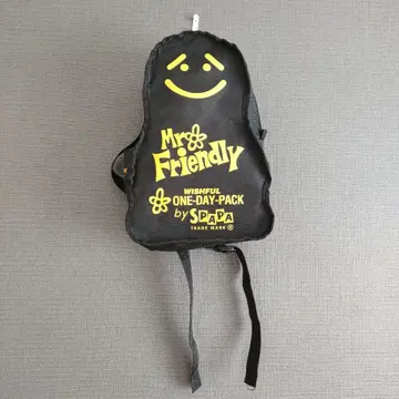 헤이세이 y2k HANA 미스터 프렌들리 백팩 구제 의류 짱미나 백