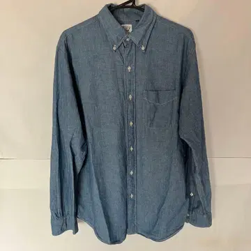 orslow 버튼 다운 샴브레이 셔츠 사이즈 4