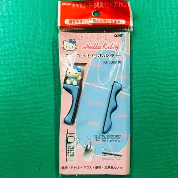 레어 1998년산 헬로키티 마스코트 부착 홀더 핸드 그립 2