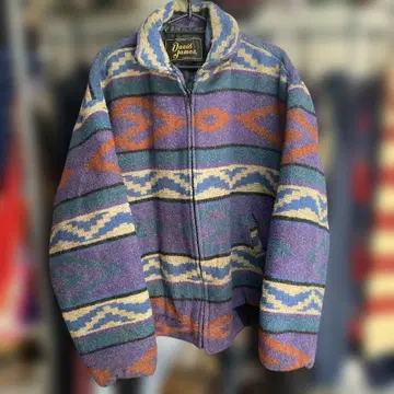 빈티지 블루종 자켓