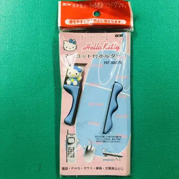 레어 1998년산 헬로키티 마스코트 부착 핸드 그립 홀더 3