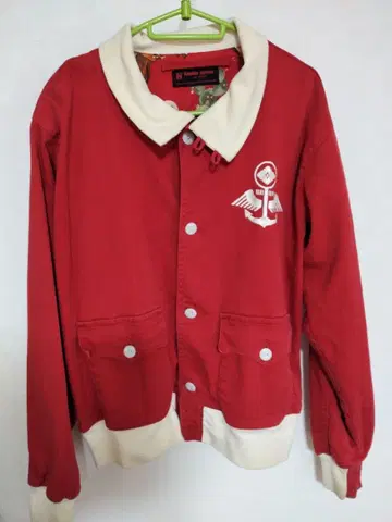 에비수 야마네 수군 자켓 빨간색