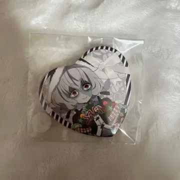 좀비랜드 사가 콘노 준코 마치아소비 카페 하트형 캔뱃지