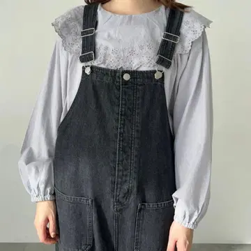사만사 모스모스 데님/꽃무늬 모듬 살로펫 팬츠