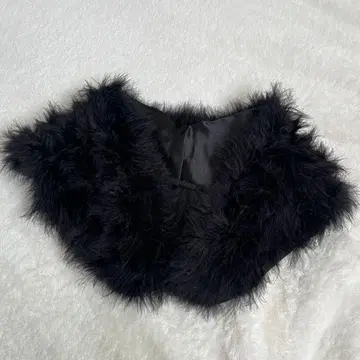 블랙 퍼 숄