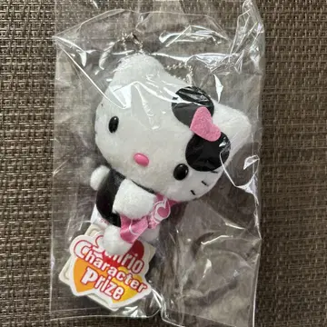 헬로키티 봉제 인형 키링 약 8cm