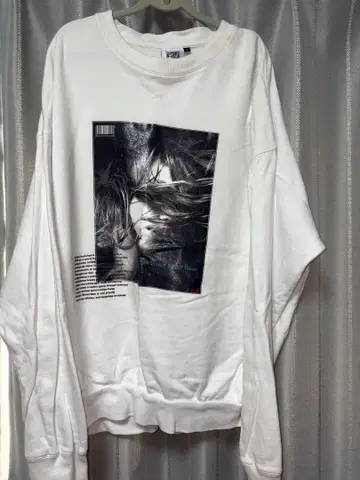 VISION STREET WEAR 그래픽 맨투맨 L 사이즈 화이트