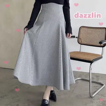 dazzlin 모듬 코르셋 플레어 스커트 믹스 M 사이즈