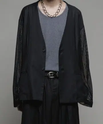 Shadow stripe tailored jacket