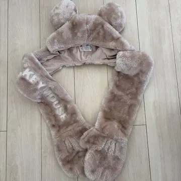 디즈니 미키 팬캡 머플러 장갑