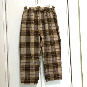 SM2의 플란넬 원단 체크 팬츠 프리