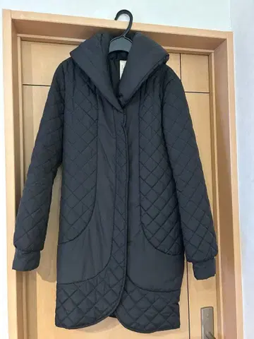 MURUA 퀼팅 코트 자켓 블랙