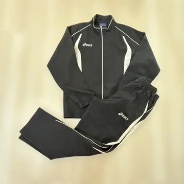 asics 블랙 저지 세트 M 셋업