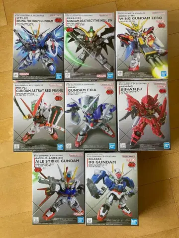 SD 건담 EX 스탠다드 프라모델 건담 프라모델 조립품 8세트