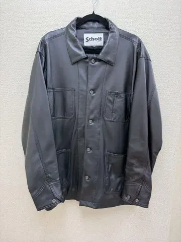 [ 새상품급 ] SCHOTT 샷 램 가죽 커버올 XL 천연 가죽