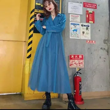 쥬에티 스웨이드풍 원피스