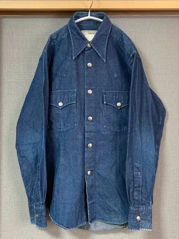 90s 캐서린 햄넷 데님 셔츠