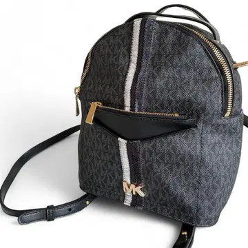 마이클코어스 3way 미니 백팩 숄더백 PVC 가죽 로고