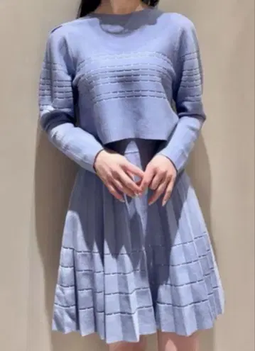 스나이델 셋업 니트셋업 크롭니트