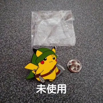 포켓몬 젤다의 전설 피카츄 핀 배지 새상품 미사용 링크 핀즈