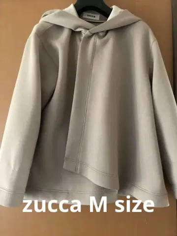 주카 zucca 종이상자 후드티 후드 코트 M 베이지