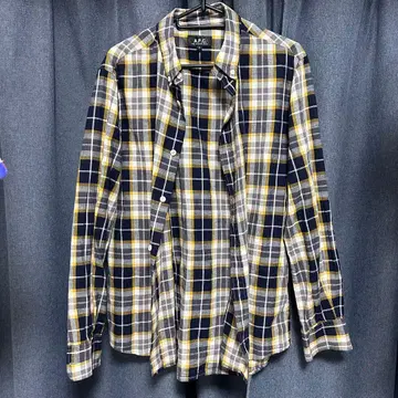 A.P.C. 체크 무늬 셔츠