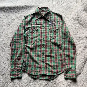 [ USED ] TMT 체크 웨스턴 셔츠 M