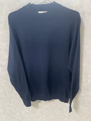 UNITED ARROWS 네이비 크루넥 니트