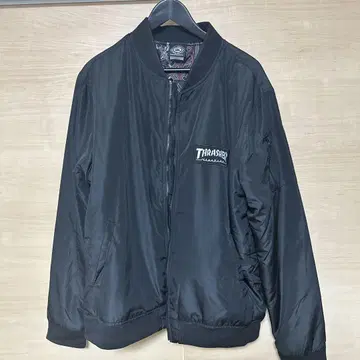 THRASHER 블랙 블루종 L 사이즈