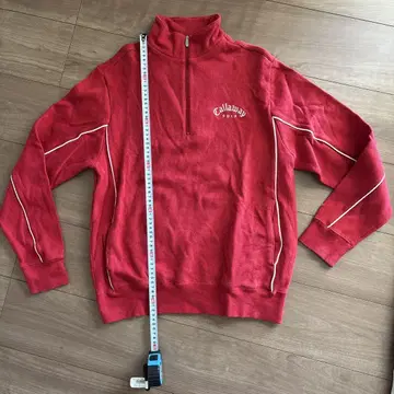 캘러웨이 골프 여성용 M 하프 지퍼 스웨터