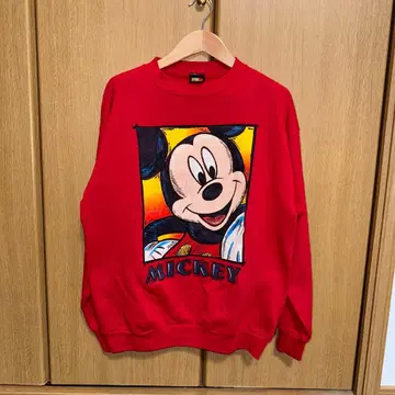 90s Disney 미키 맨투맨 USA제 구제 의류 M 사이즈