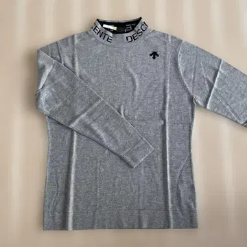 DESCENTE 터틀넥 셔츠 M 그레이