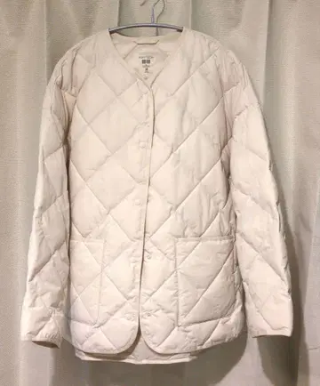 UNIQLO PUFFTECH 퀼팅 자켓 XL 화이트