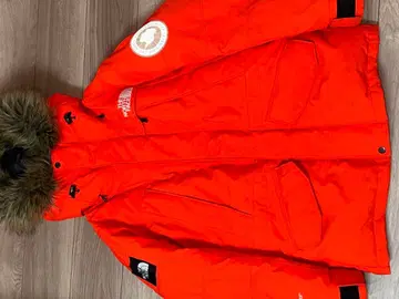 THE NORTH FACE 오렌지 다운 자켓