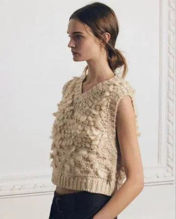 ZARA 자라 구조 니트 베스트 스웨터