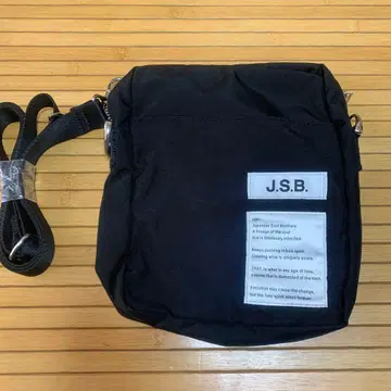 J.S.B. 숄더백 블랙 미사용 새상품