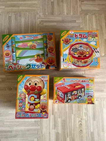 호빵맨 완구 4점 세트